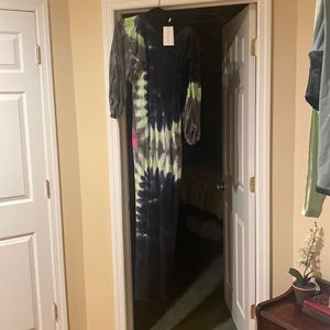 Something Navy Tie Dye dress